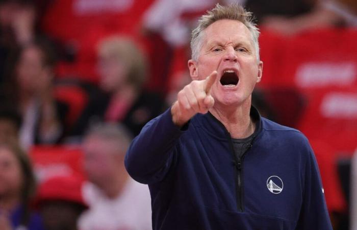 Steve Kerr furioso por llamada tardía mientras los Warriors caen en la Copa de la NBA