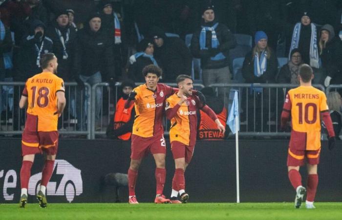 Malmö anota en el descuento y empata ante el Galatasaray