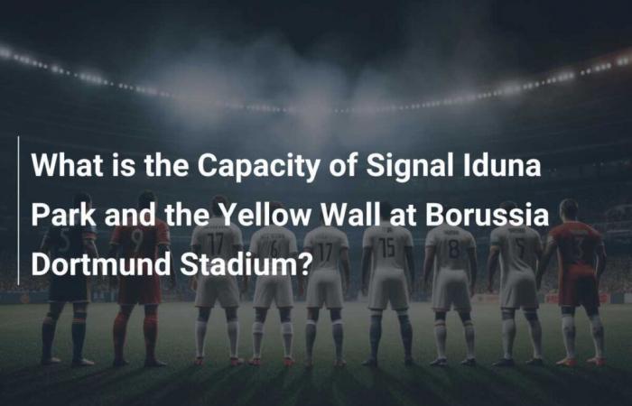 ¿Cuál es el aforo del Signal Iduna Park y el muro amarillo del estadio del Borussia Dortmund?