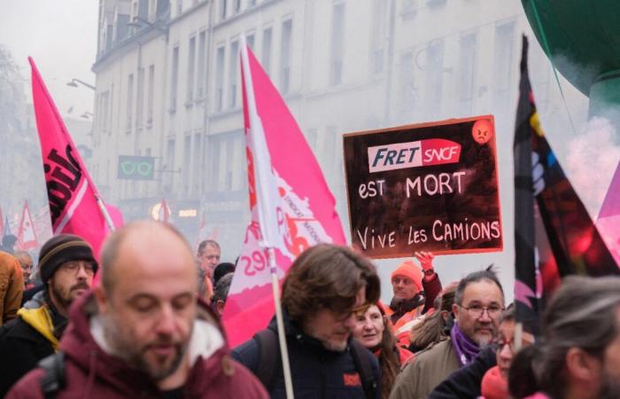 “Ya no queremos esta política de oferta”: en París, empleados del sector privado y funcionarios públicos en la calle contra los planes sociales