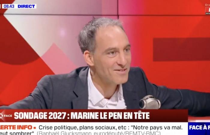 Raphaël Glucksmann se descontrola ante Apolline de Malherbe