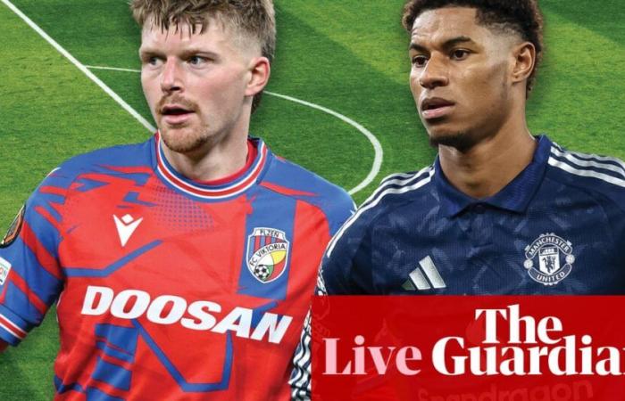 Viktoria Plzen v Manchester United: Europa League – en vivo | liga europea