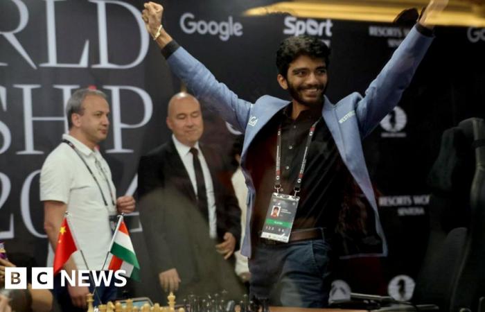 Adolescente indio de 18 años se convierte en el campeón mundial de ajedrez más joven de la historia