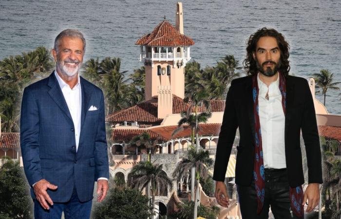 El vídeo de Mel Gibson y Russell Brand Mar-a-Lago se vuelve viral