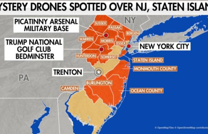 Legislador de Nueva Jersey advierte que misteriosos drones pueden provenir de una nave nodriza iraní: “Deberían ser derribados”