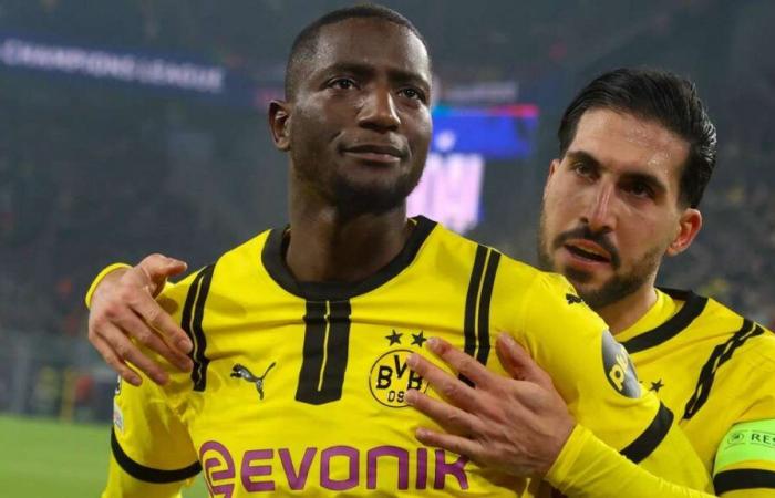 El capitán del BVB, Emre Can, explica la discusión sobre el penalti con Serhou Guirassy