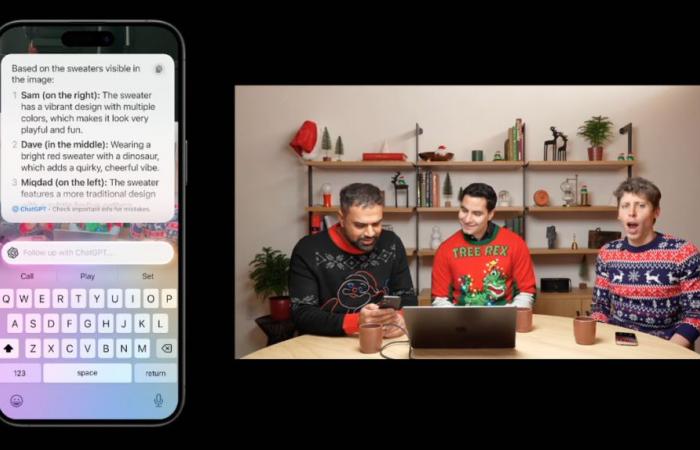 OpenAI nos muestra cómo funciona Apple Intelligence con ChatGPT, que luego falla rápidamente
