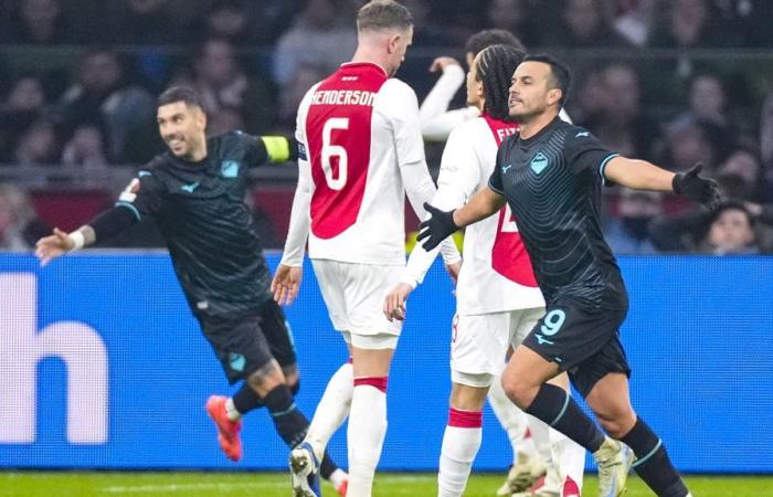 Ajax se inclina ante la fuerte Lazio en la Arena y cae entre los ocho primeros de la Europa League