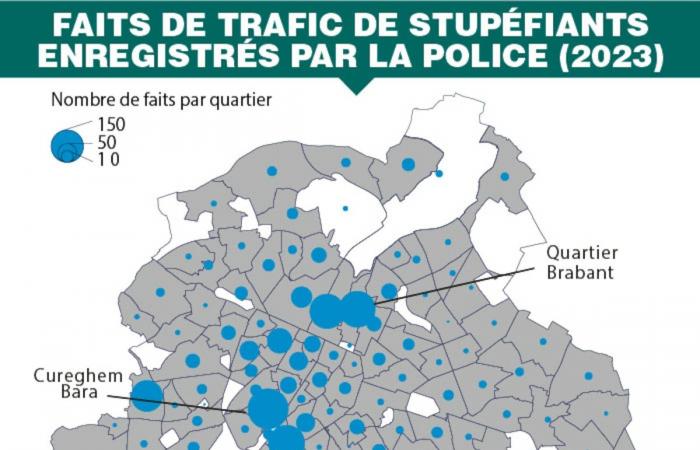 Aquí están los barrios más peligrosos de Bruselas y las zonas con más tráfico de drogas