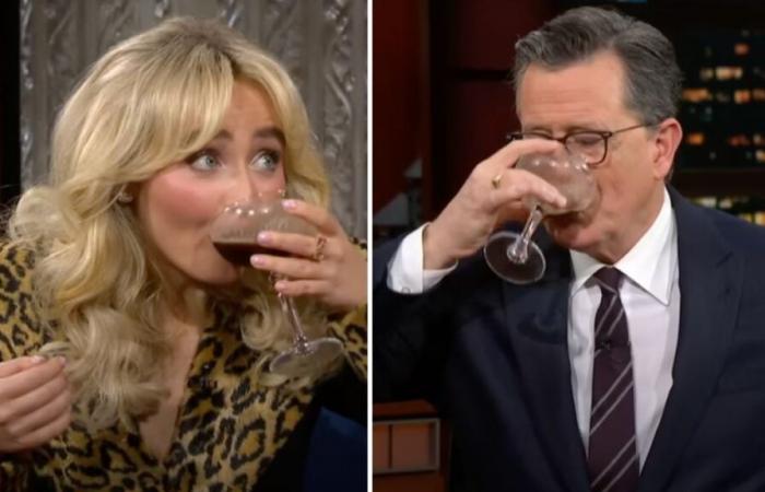 Sabrina Carpenter, Concurso de Espresso Martini de Stephen Colbert