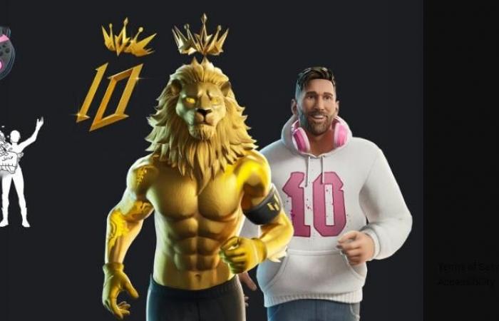 Aquí están las máscaras filtradas de Lionel Messi para ‘Fortnite’