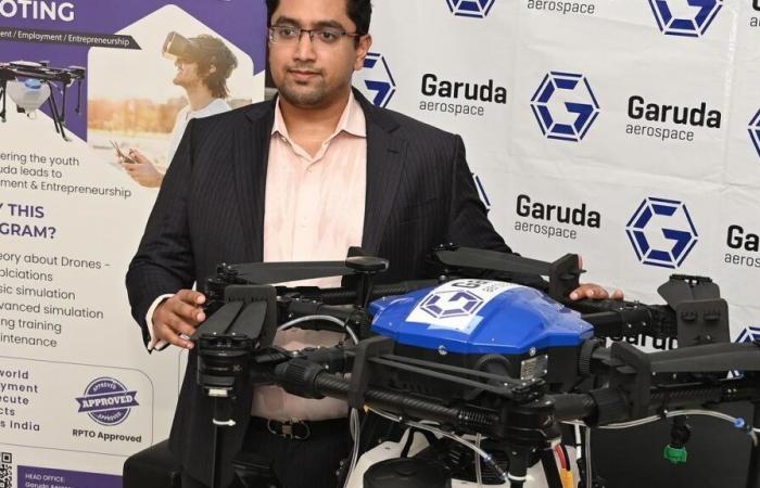 Drones transformando la agricultura en India, el mercado alcanzará los 631 millones de dólares en 2030: CEO de Garuda Aerospace