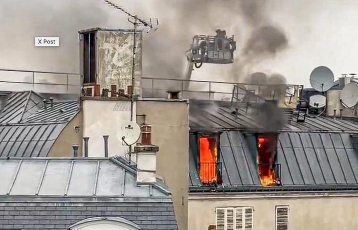 Incendio en curso en la avenida d’Iéna en el distrito 16 de París