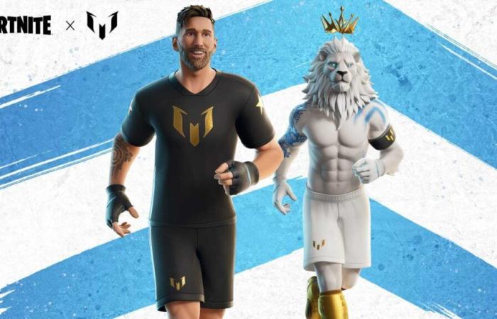 Los aspectos de Messi de Fortnite se lanzan esta noche