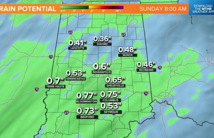 Cronología de lluvias del fin de semana, cuánto esperar