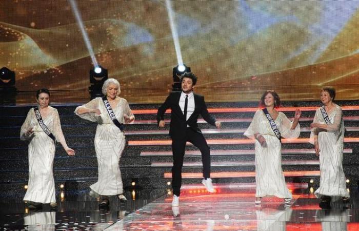 Jean-Pierre Foucault, Kev Adams, Patrick Bruel, Camille Cerf: en diciembre de 2014, se celebró en Orleans la elección de Miss Francia