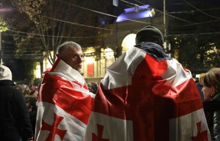 : Informe En Georgia, los manifestantes están dispuestos a “defender físicamente” a la presidenta Salomé Zourabichvili, que se niega a entregar su mandato.