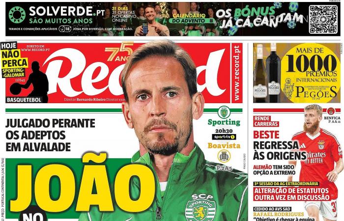 Revista de prensa: João en la cancha de Alvalade – Noticias