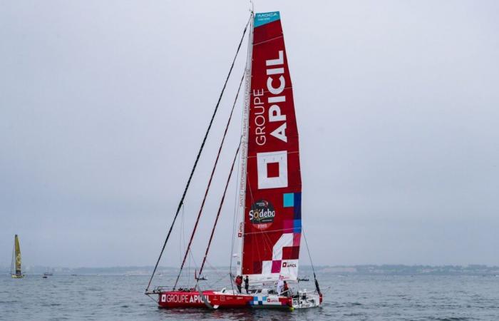 Golpeado pero no hundido, Damien Séguin resultó herido mientras intentaba reparar su barco