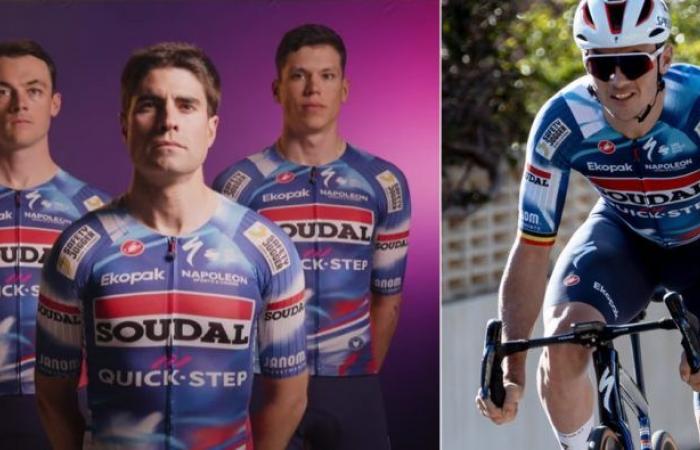 Ciclismo. Carretera: la nueva camiseta Soudal Quick-Step de Remco Evenepoel en 2025