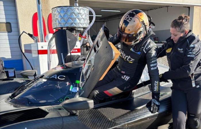 Hertz Team JOTA realizó sus primeras pruebas con Cadillac