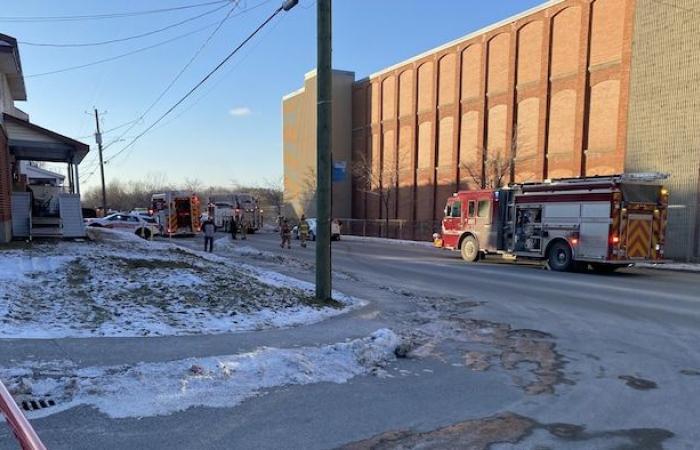 Se produce un incendio en la antigua fábrica de CS Brooks en Sherbrooke