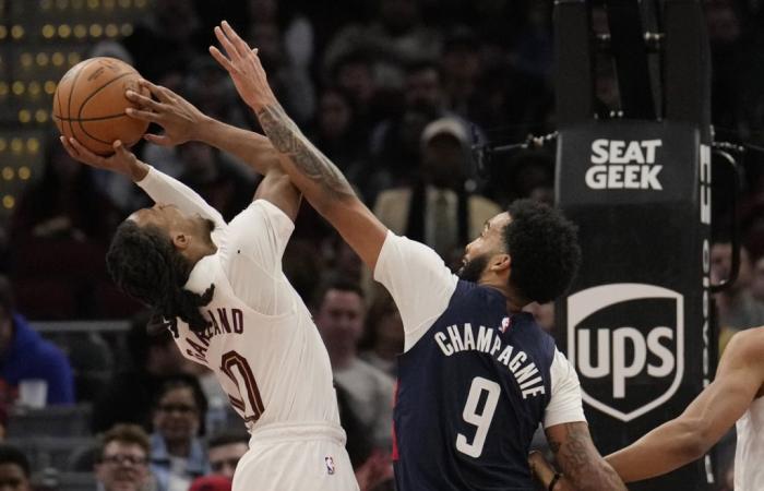 Washington venció a Cleveland 115-105