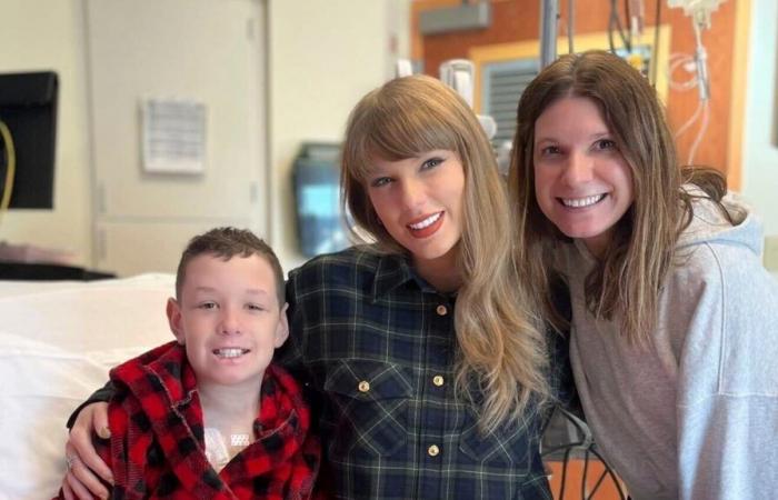 Taylor Swift alegra el hospital infantil de Kansas City con una visita sorpresa