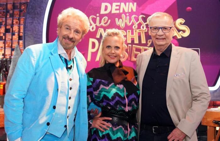 GÜNTHER JAUCH – THOMAS GOTTSCHALK – BARBARA SCHÖNEBERGER Hoy, 14 de diciembre de 2024, RTL: “Porque no saben lo que está pasando – El show de Jauch-Gottschalk-Schöneberger” (temporada 8)