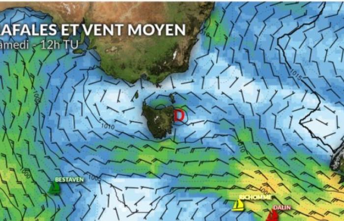 Tiempo Vendée Globe: Richomme ocupa el segundo lugar y lucha duro para alcanzar a Dalin