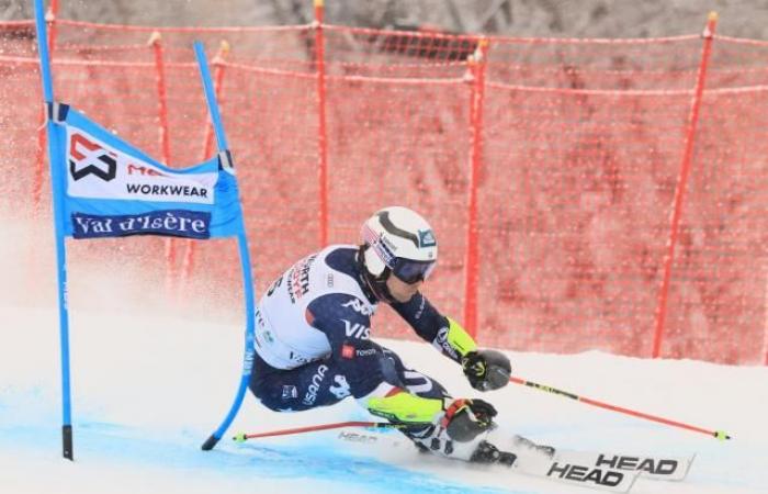 Marco Odermatt lidera al gigante de Val-d’Isère, Alexis Pinturault en el Top 15, Clément Noël cayó