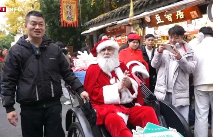 “Muchos niños lo conocen y lo aman”: en China, este Papá Noel de los Vosgos es una superestrella