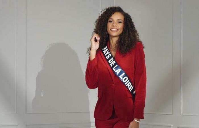 Originaria de Angers, Mélissa Atta Bessiom en busca de la corona de Miss Francia 2025. – Angers Info