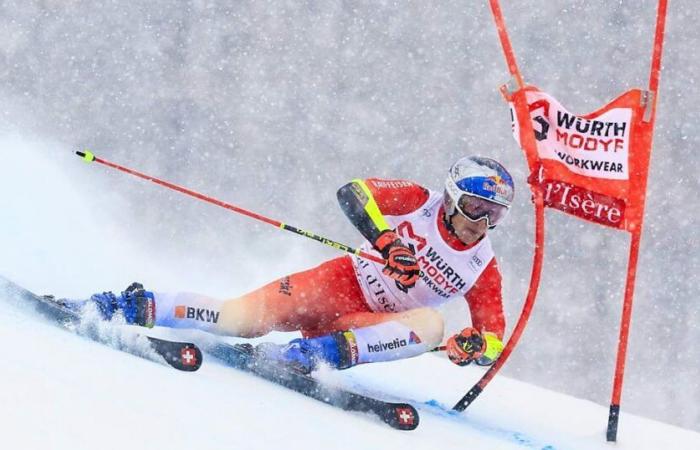 Slalom gigante en Val d’Isère: Odermatt lidera por delante de Kristoffersen: tres suizos entre los 6 primeros