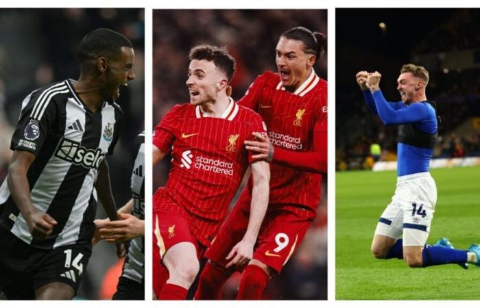 Premier League 2024/25: Liverpool y Arsenal se conforman con empates mientras Newcastle impresiona | Noticias de futbol