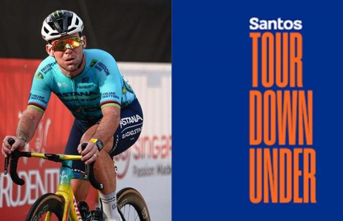 Ciclismo. Tour Down Under: Mark Cavendish, nuevo embajador de una carrera WorldTour