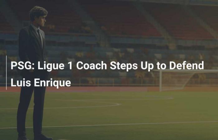 PSG: el técnico de la Ligue 1 defiende a Luis Enrique