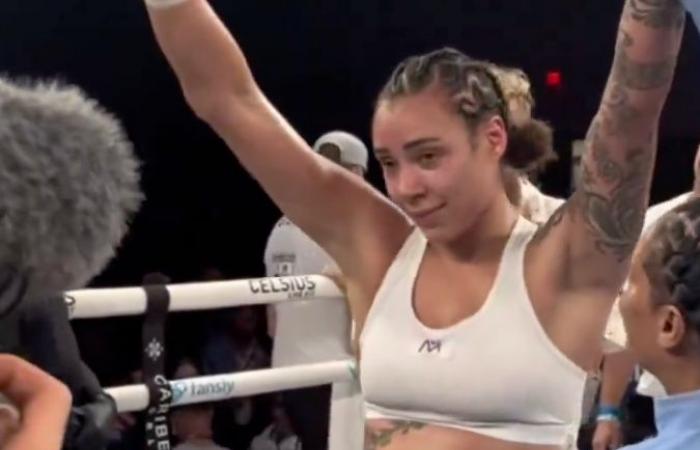 Boxeo | Tammara Thibeault gana su primera pelea profesional