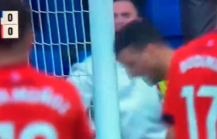 La surrealista celebración de Sergio Herrera tras hacer un paradón a un jugador del Espanyol