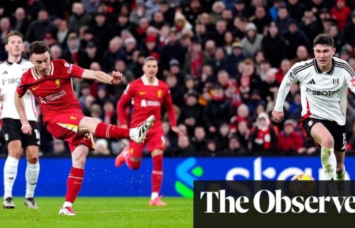 Diogo Jota rescata un punto para que el Liverpool de 10 hombres le niegue la famosa victoria al Fulham | primera división