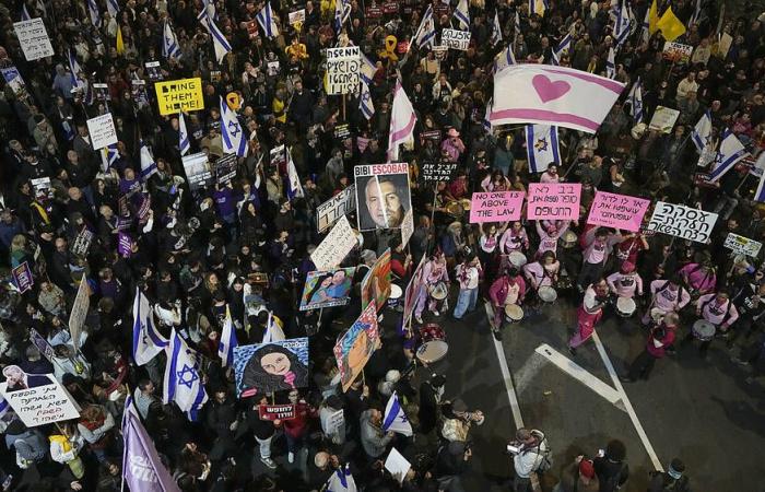 Manifestación por la liberación de rehenes en Gaza