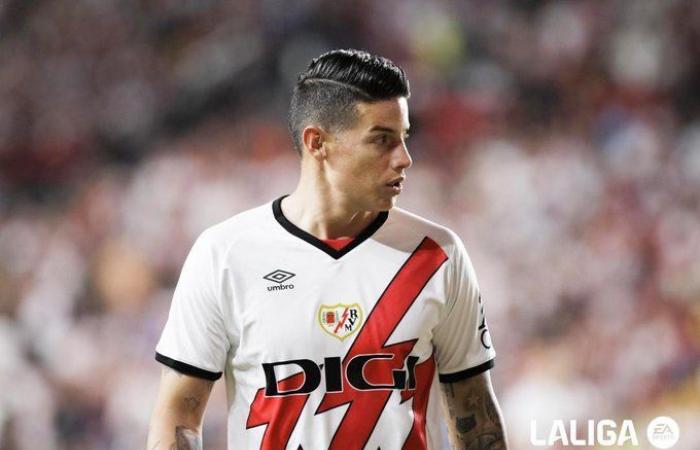 James Rodríguez se sincera sobre la falta de protagonismo en el Rayo Vallecano