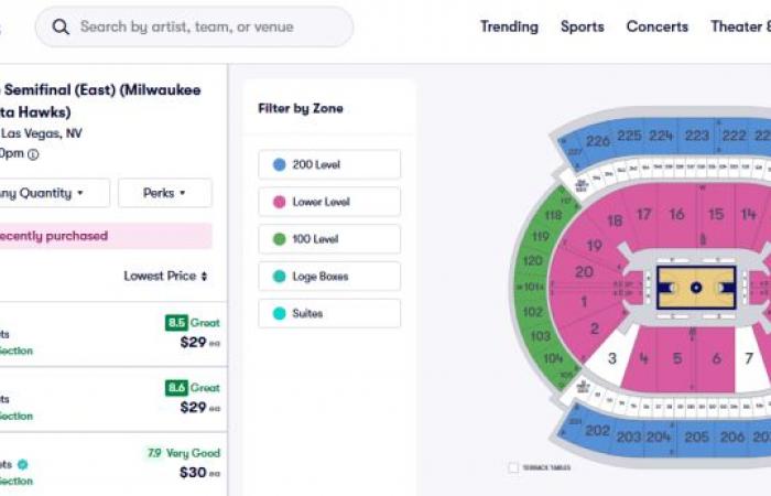 Visitante del próximo evento deportivo de Las Vegas: la Copa NBA se apodera del T-Mobile Arena para los juegos del sábado y martes