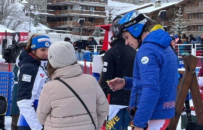 Esquí alpino: Clément Noël sufre una fuerte caída durante la primera vuelta del gigante de Val d’Isère