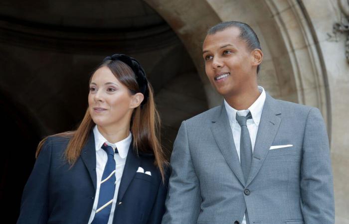 Stromae y su esposa inmortalizados por su hijo en su noveno aniversario de bodas