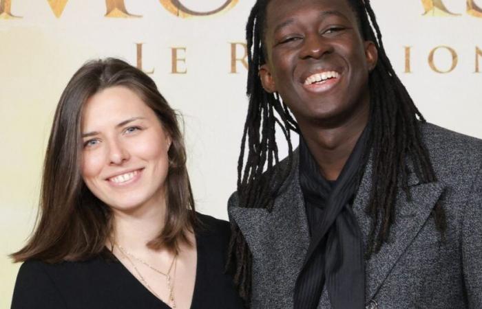 Mory Sacko (Top Chef) y su esposa Emilie: rara salida de la pareja en el estreno de Mufasa, el bebé se quedó en casa