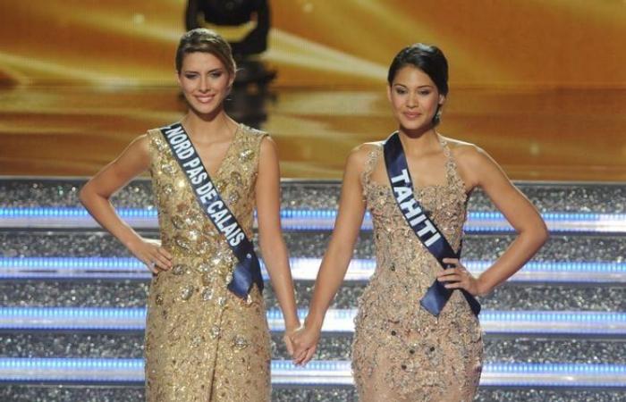 Jean-Pierre Foucault, Kev Adams, Patrick Bruel, Camille Cerf: en diciembre de 2014, se celebró en Orleans la elección de Miss Francia