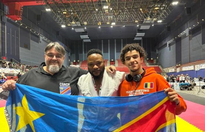 Christophe Mputu gana la medalla de oro en el campeonato africano de Ju-jitsu en Marrakech