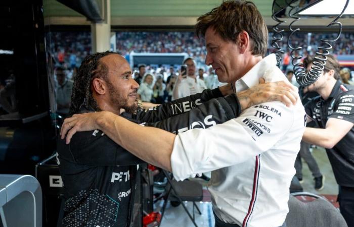 El último homenaje de Mercedes a Lewis Hamilton