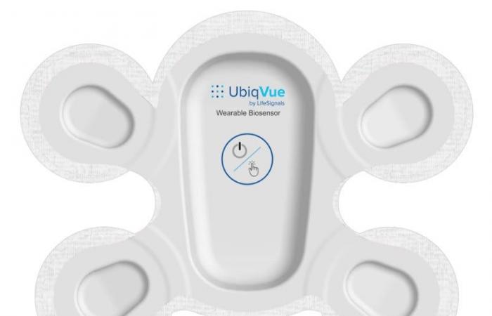 El biosensor UbiqVue 2A de LifeSignals recibe la certificación de la UE